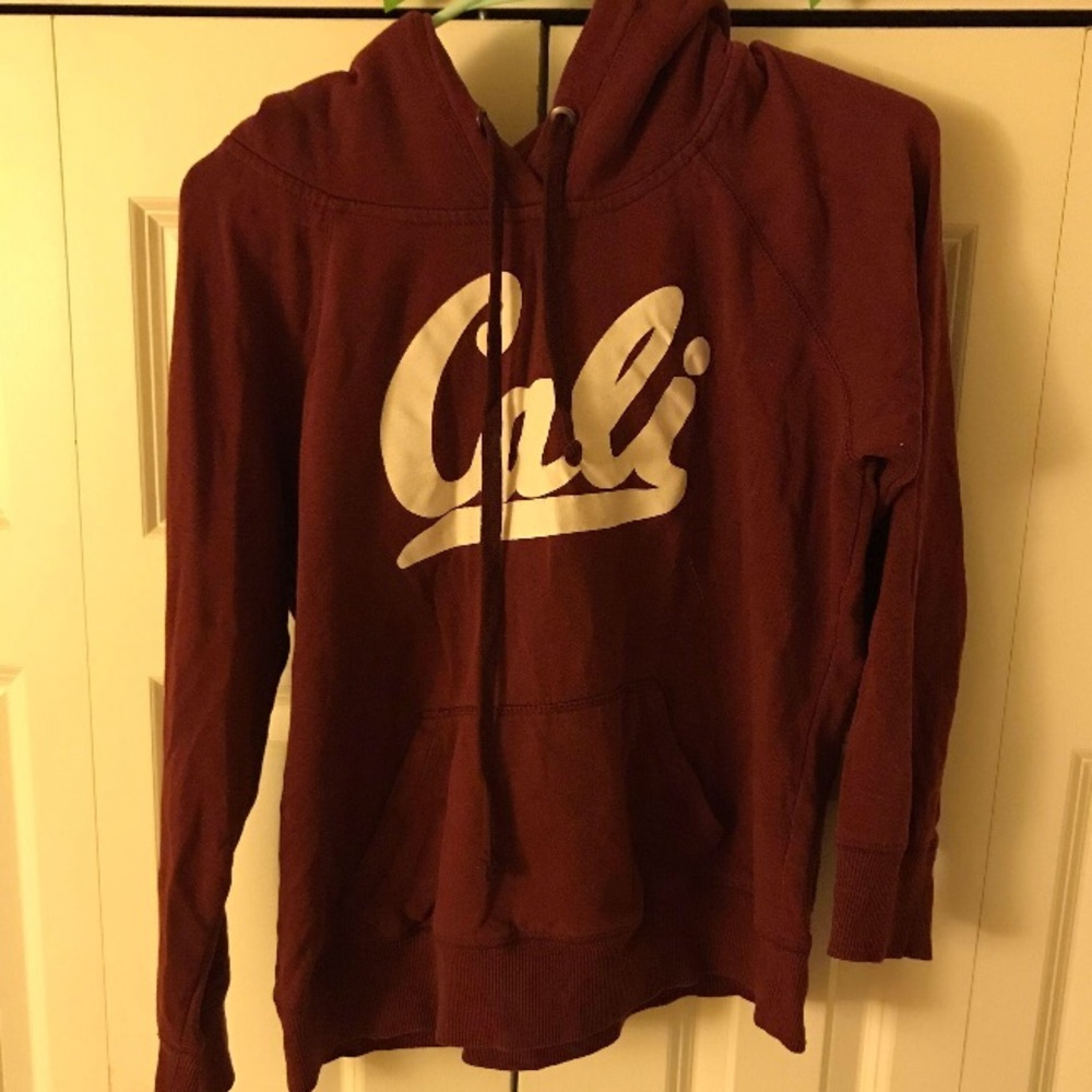 Maroon Cali Hoodie